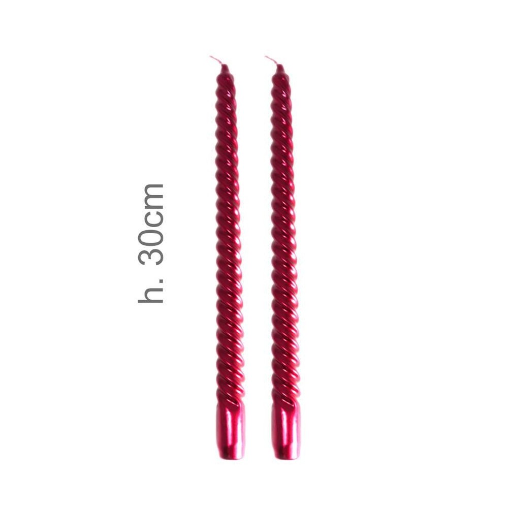 SET 2 CANDELE TORCIGLIONI ROSS